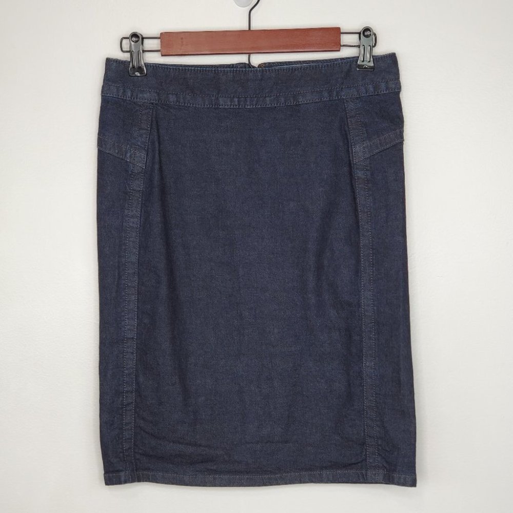 Converse Dark Wash Casual Denim Jean Pencil Skirt Size 26